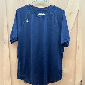 Legends Men's Navy Blue Short Sleeve Tee